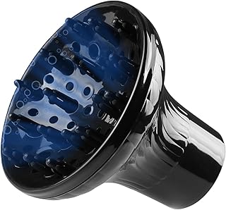 ملحق موزع الشعر لمجفف مع 1.65 انش إلى 2.05 مجفف شعر احترافي المجعد خفيف الوزن اسود . 0.0 واط