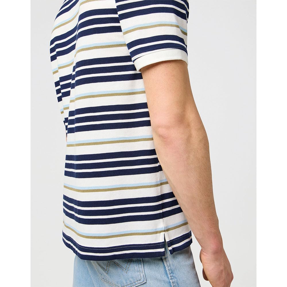 Wrangler Stripe Polo Shirt Polo Uomo