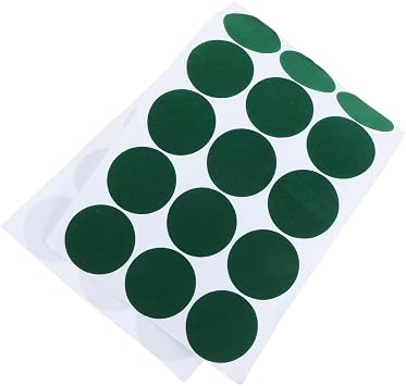 1sheet Snooker Repair Patch Billiard Tablecloth Mending Stickers for Pool and Snooker Tables Includes Dots for Placement Pe and Lint Material