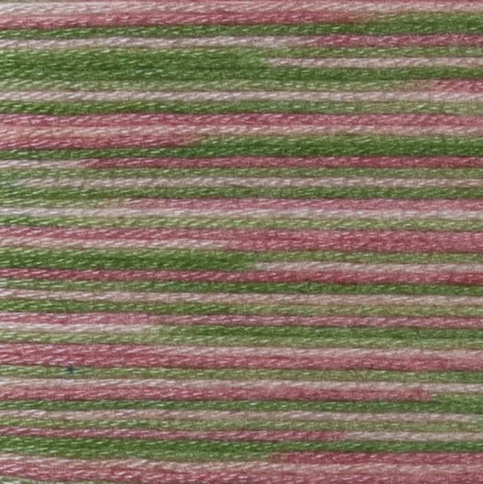 Image of KCS Big skeins of 25 Meters Size 25 Color Variegated Cross Stitch Stranded Threads,6 skeins,4500