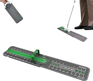 2023 Golf Precision Distance Putting Drill, Golf Putting Alignment Board, Precision Distance Control & Instant Feedback, Exercise Aid Teaching Equipment Pose Corrector for Office Indoors Home