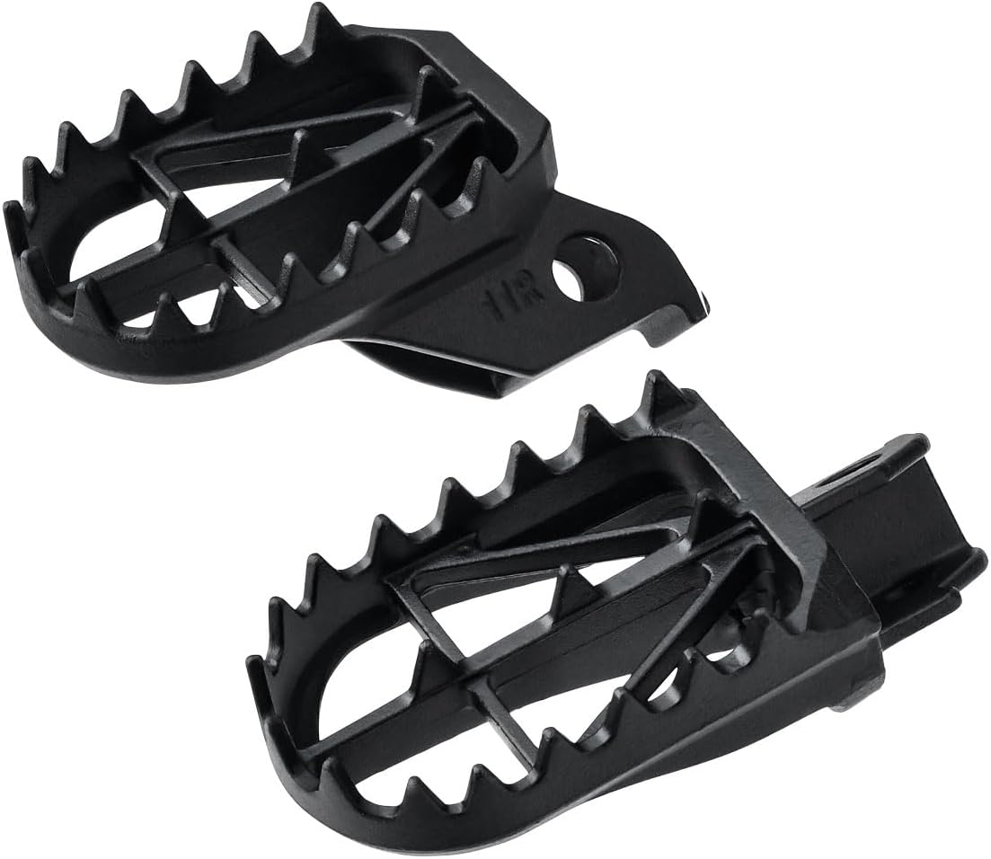 ジータレーシング(ZETA RACING) TT-R125LWE '05-24 ワイドフットペグ クロモリ 前後幅約50mm 安定ラ