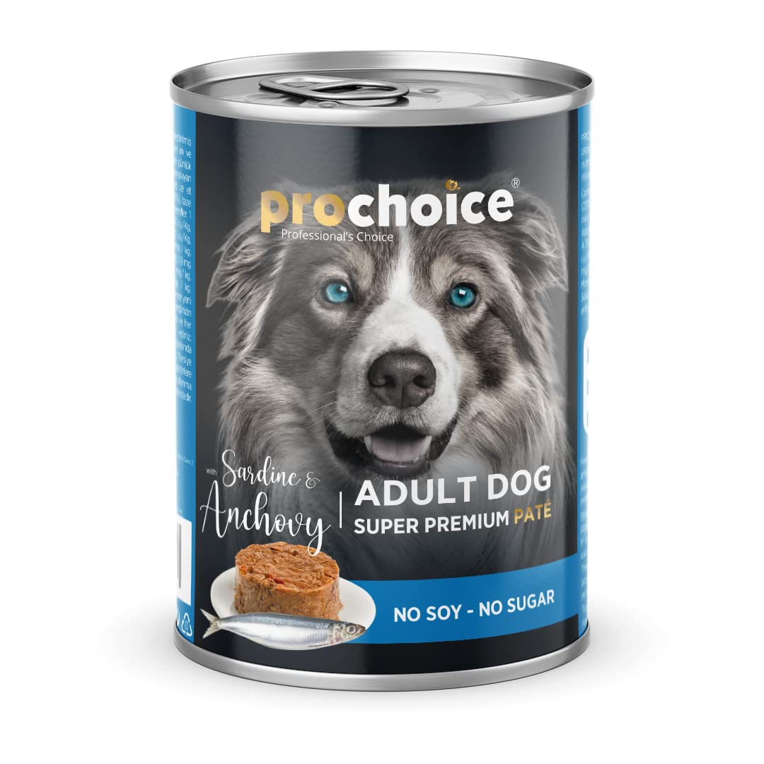 Prochoice Yetişkin Köpekler İçin, Sardalya ve Hamsi Balıklı Ezme, 400 g x 12 adet