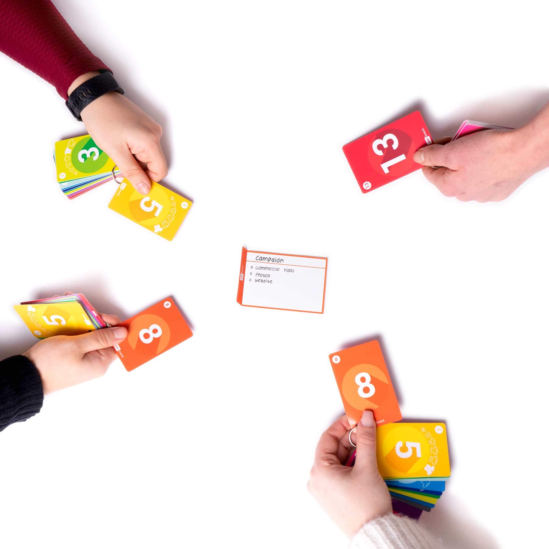 PATboard Planning Poker Cards Set of 4 Decks Stationery for Agile