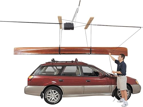 Vista 13 de HARKEN elevador de cajas de carga para almacenamiento en garaje, eleva las cargas de forma uniforme, sistema anticaída seguro, ventaja mecánica