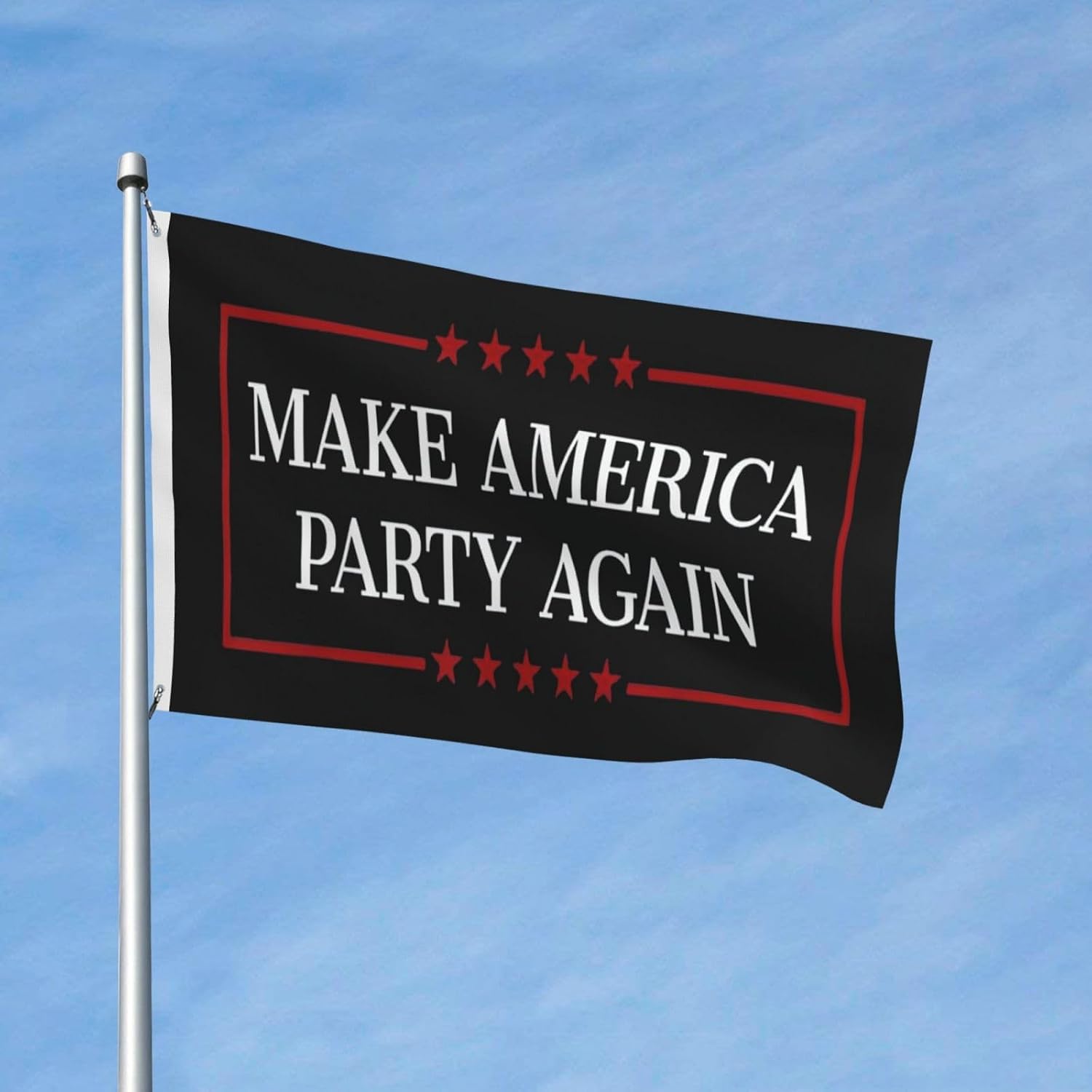 Make America Party Again flag 4th Of July Flags 3x5 Ft Double Sided Outdoor Indoor Garden Flag Backyard Lawn Hanging Decor Yard Flags Tapestry Banner Sign image 2