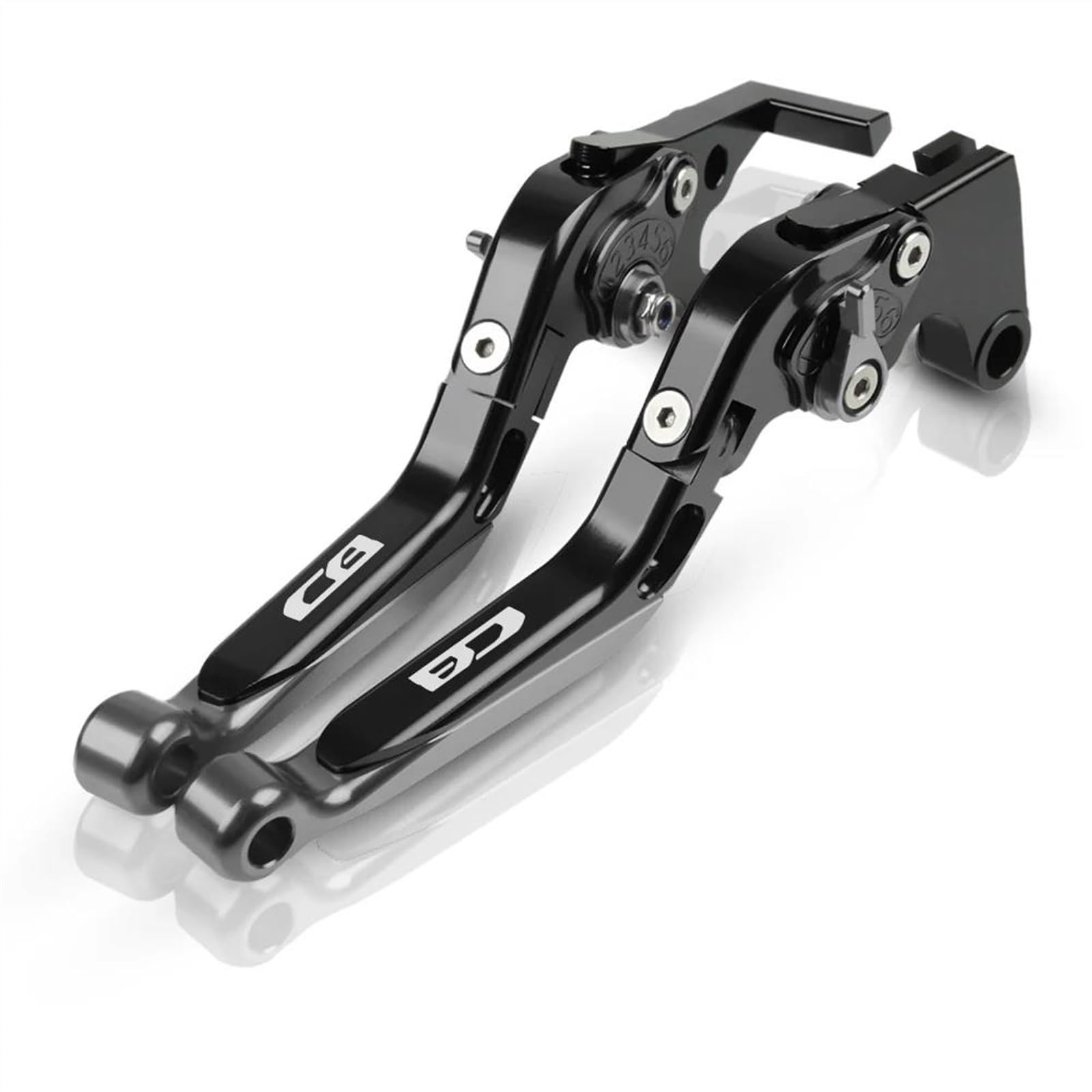 Leviers d'embrayage réglables 6 positions avec poignées grip pour Honda CB599