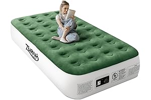 Self-Inflating Twin Blow Up Air Mattress