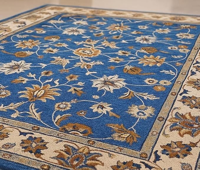 Image of Luxurious Tufted Woolen Carpet Collection Size 4 X 6 Feet (Color-Multi)