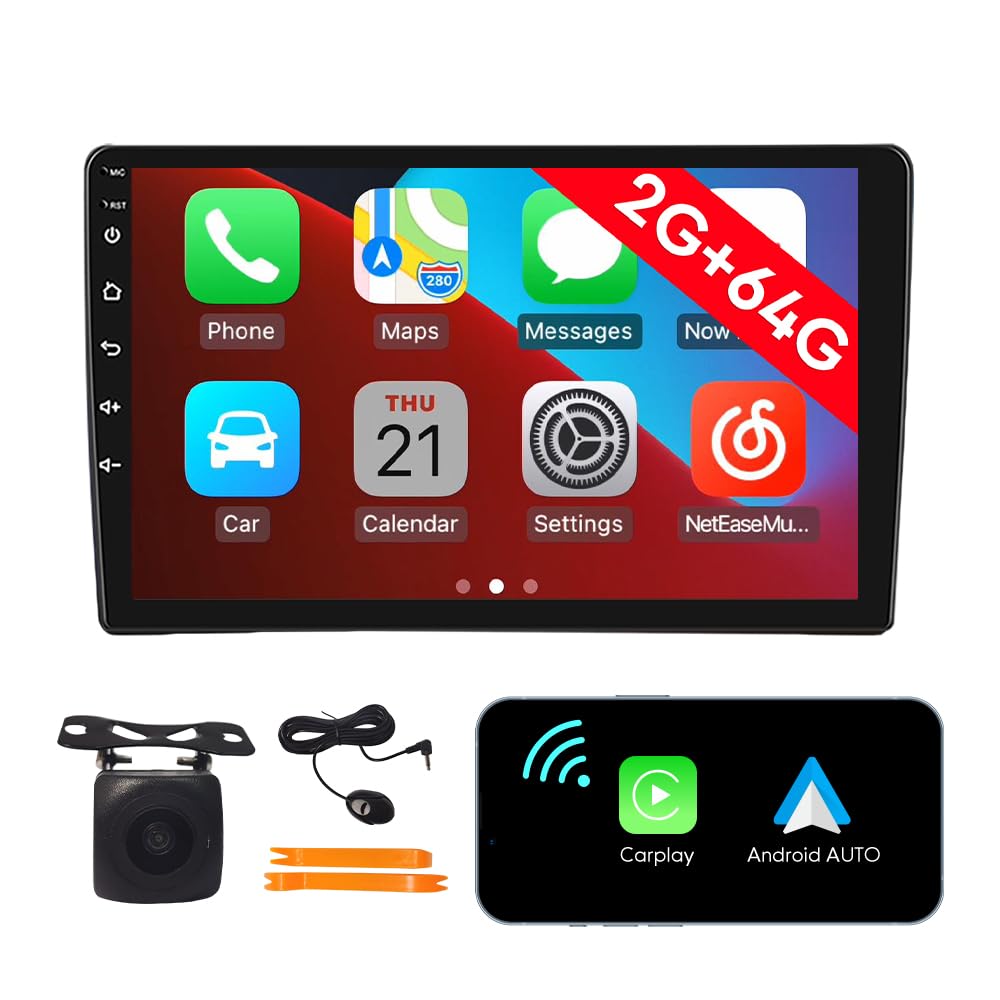 [2G 64G] Android Car Stereo FM Radio Carplay Android Auto 9