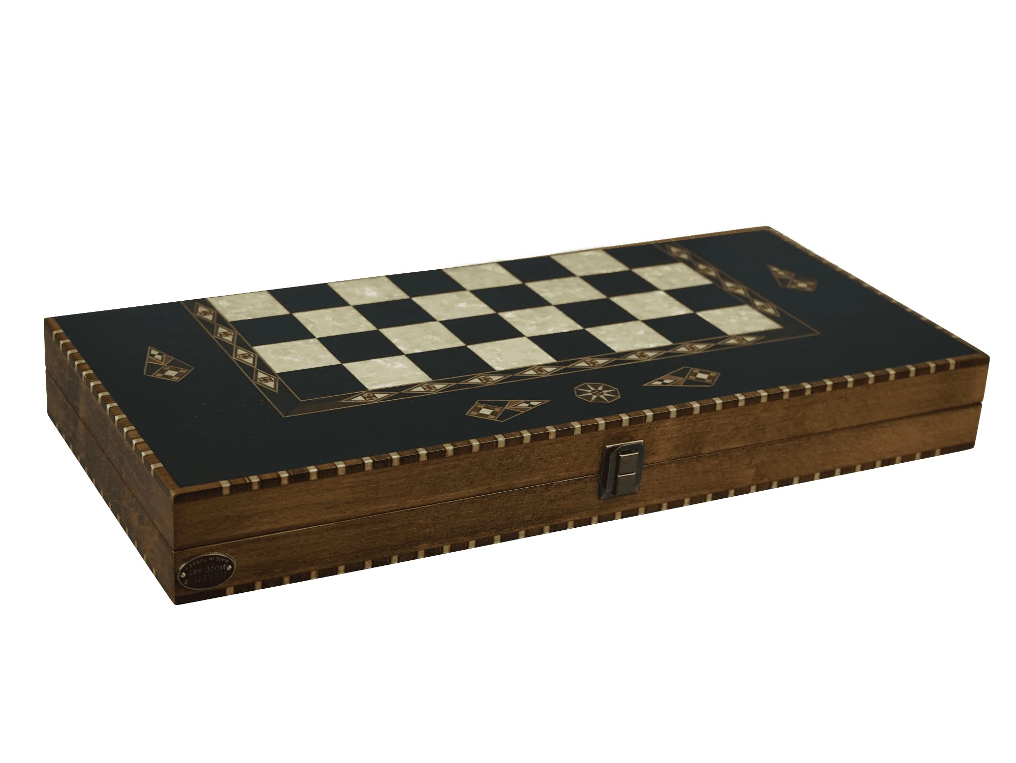 Helena Backgammon Set Rurale Ebonywood 50 cm