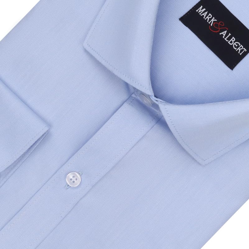 Image of MARK & ALBERT Men's Cotton Formal Shirt