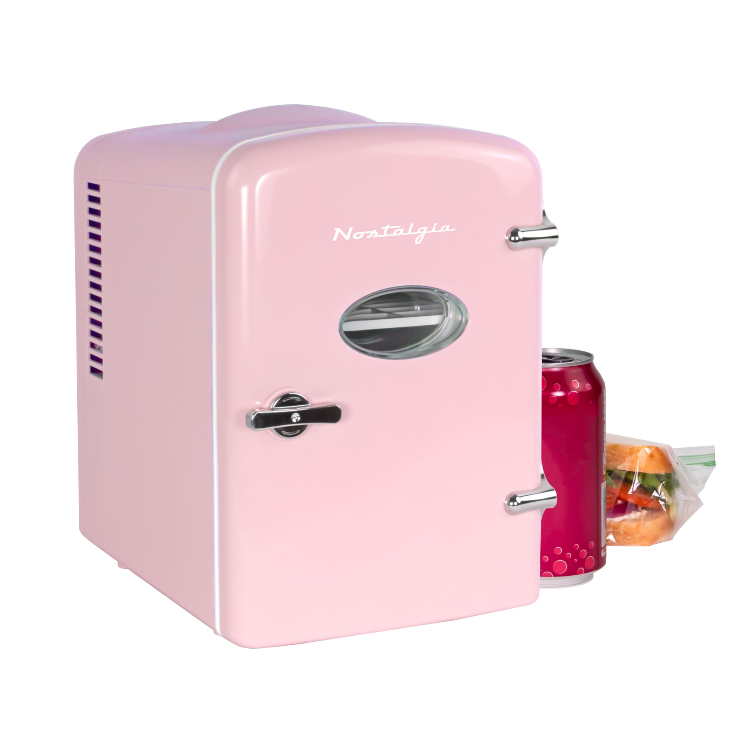 Amazon.com: Nostalgia Retro Mini Fridge and Heater - 6-Can