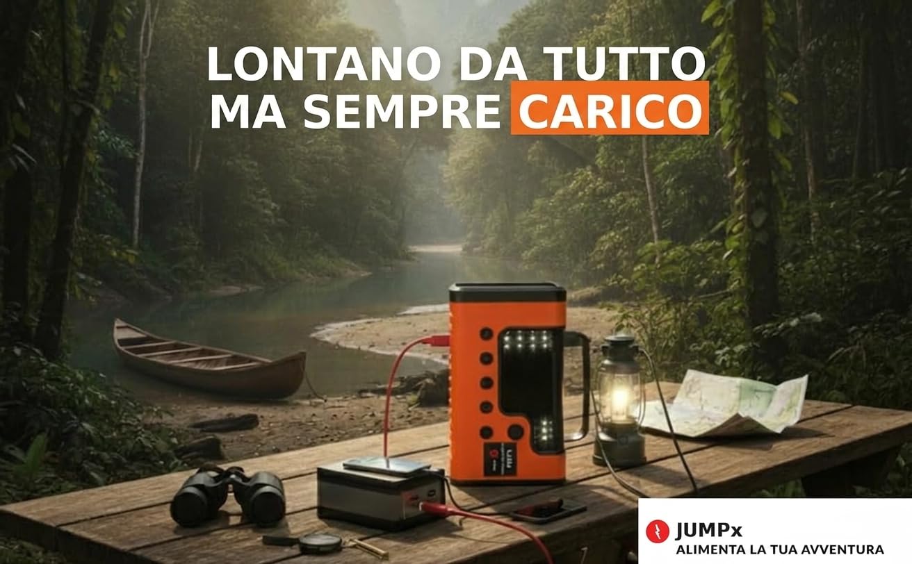 (Tutto in 1) Avviatore Batteria Auto 10.000A + Compressore Pneumatico (Avviatore Batteria, Booster Batteria Moto, Jump Starter, Caricabatteria Auto, Caricabatteria da Auto), Batteria Campeggio