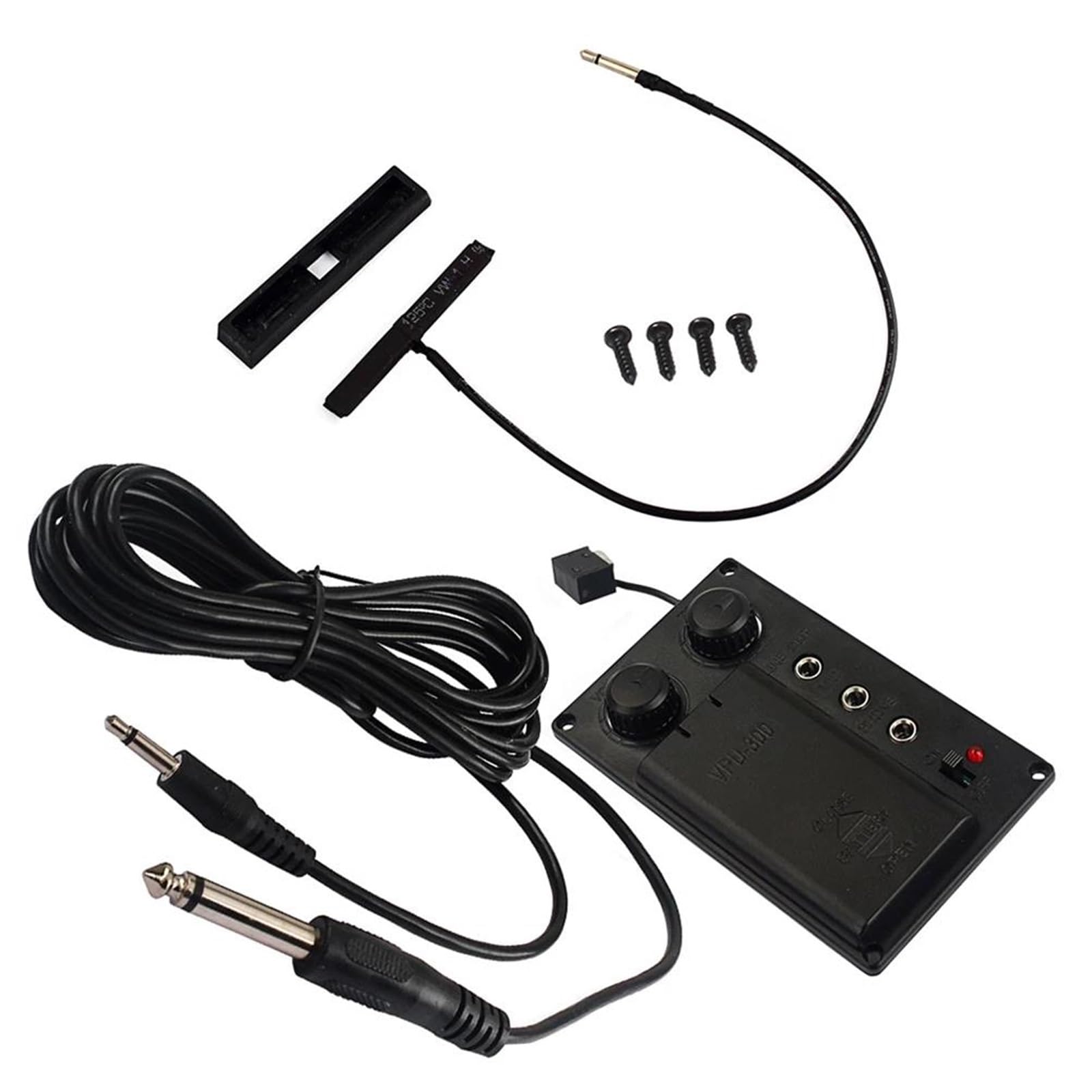 Professionale Accessori Per Violino Preamplificatore Equalizzatore Per Violino Pickup Piezoelettrico Silenzioso Fai Da Te Cavo Di Uscita Suono Affascinante