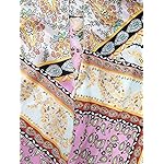 ZAFUL-Womens-Boho-Skirt-Asymmetrical-Skirts-Tied-Floral-Paisley-Printed-High-Waist-Ruched-Skirts-for-Women