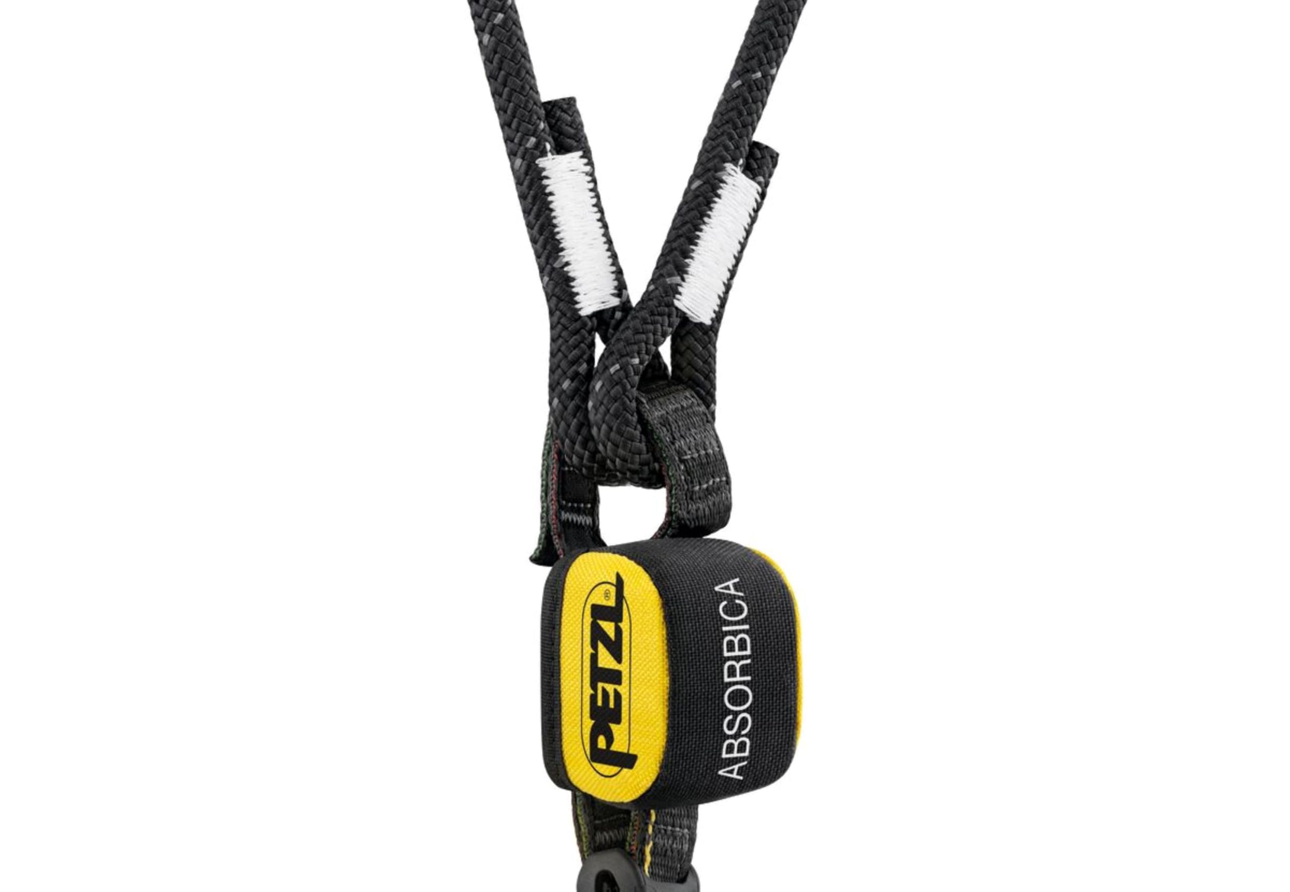 Petzl Moschettone di chiusura regolabile, antitorsione, protezione anticaduta, cinghia regolabile, 1 m