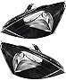 For Ford Focus Headlights Lamps Set 2003 2004 Halogen Driver and Passenger Side