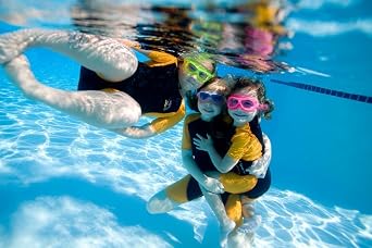 Aqua Sphere Aquasphere Stingray Long Sleeve Unisex Kids Wetsuit - 100% UV Protection, Long Lasting Quality Neoprene, Washer Dryer Safe, Warm Comfortable Fit for Diving Swimming Surfing - Boys & Girls