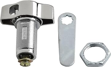 Lucchetto a camma in lega di zinco, lucchetto meccanico senza chiave, adatto per armadietti, cassette postali, armadi, mobili, hardware di sicurezza (30 mm)