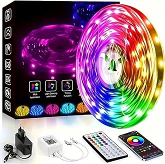 24V LED Strip Light, Flexible Light Strip for Under Cabinet, Bedroom, Kitchen, Indoor Use – Energy Efficient, Easy to Install, Multiple Length Options (5m/10m/20m/30m/60m/90m) (16.4FT/5M)