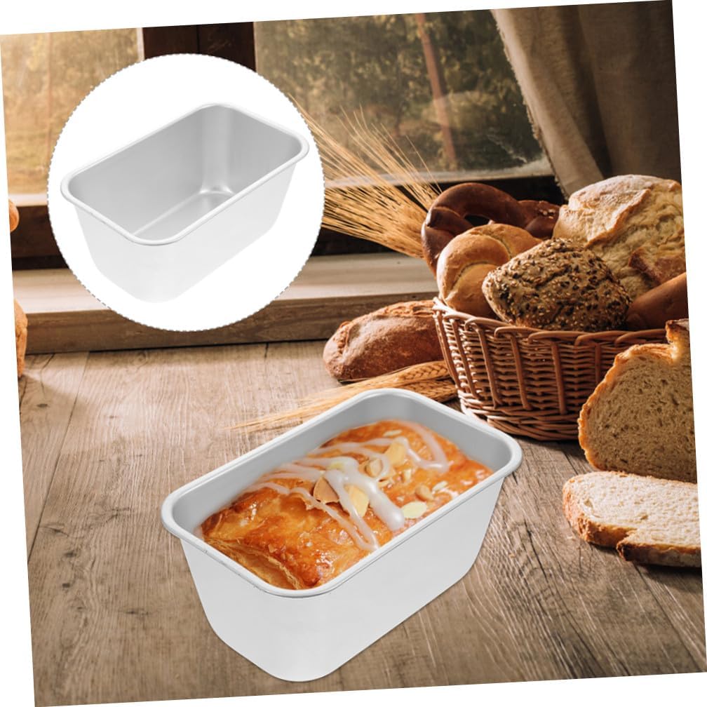 SOLUSTRE 2pcs Elegant Aluminum Bread Pan for Sourdough Loaf Pans Toast Bread Molds Cooking Tools