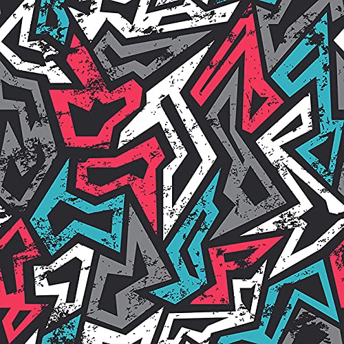 Papier peint graffiti grunge lavable et résistant 104x70cm - 3