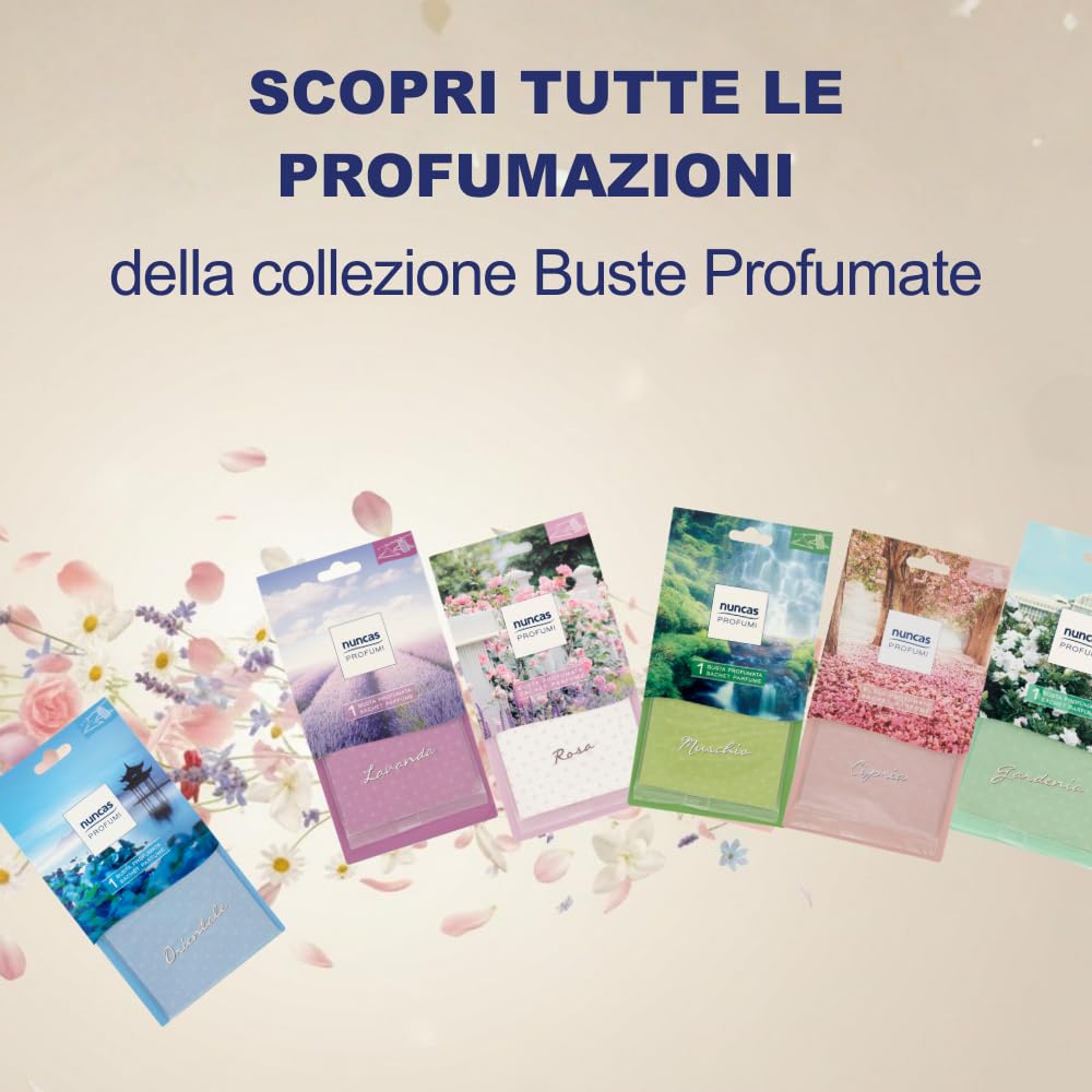 Nuncas Buste Profumate - per Armadi - Cipria - 1 Pezzo