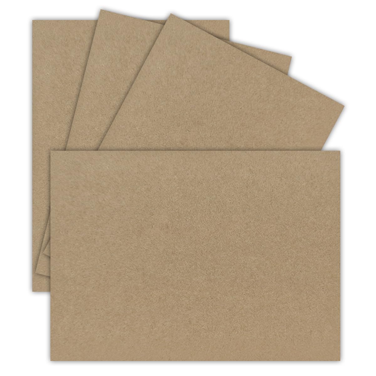 250 pojedynczych kart DIN B6-12,0 x 17,0 cm - 240 g/m² - piaskowy brąz