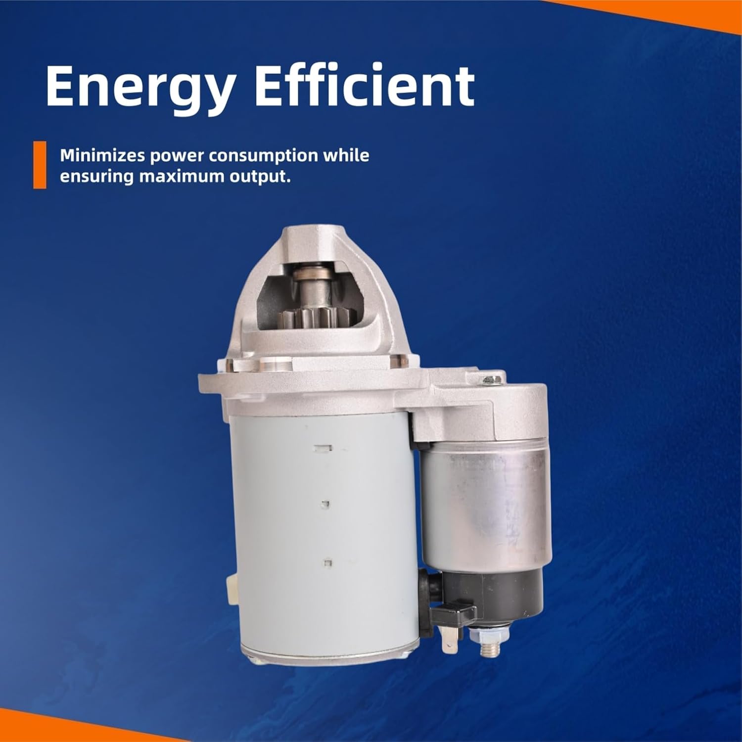 Starter Motor Compatible with 2011-2017 Chrysler 200, 2011-2020 Dodge Grand Caravan, 2014-2022 Ram ProMaster V6 3.2L/3.6L Models | 12V 1.3kW 10 Teeth Clockwise | Replace# 19616N