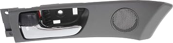 Garage-Pro Interior Front Door Handle Compatible with Lexus ES300 2002-2003 / ES330 2004-2006 LH Chrome Lever+Black Housing
