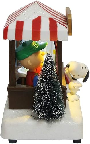 Miniatura 6 de Kurt Adler 7-Inch Battery-Operated Peanuts© LED Musical Table Piece
