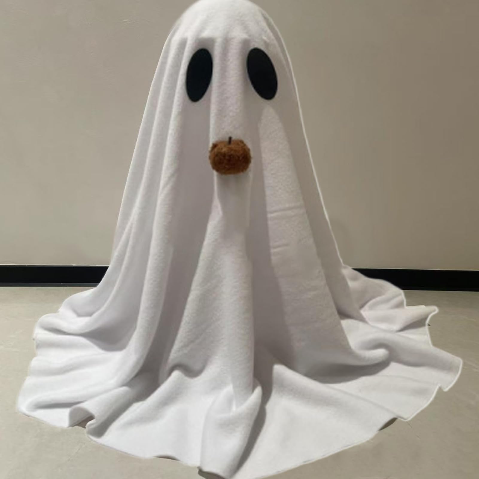 Dekoracja na Temat Duchów Urocze Dekoracje Halloween Z Wbudowanym | 2 Szt. Ozdoba Do Wnętrz I Na Zewnątrz Do Kominka Lub Pokoju Dziecięcego