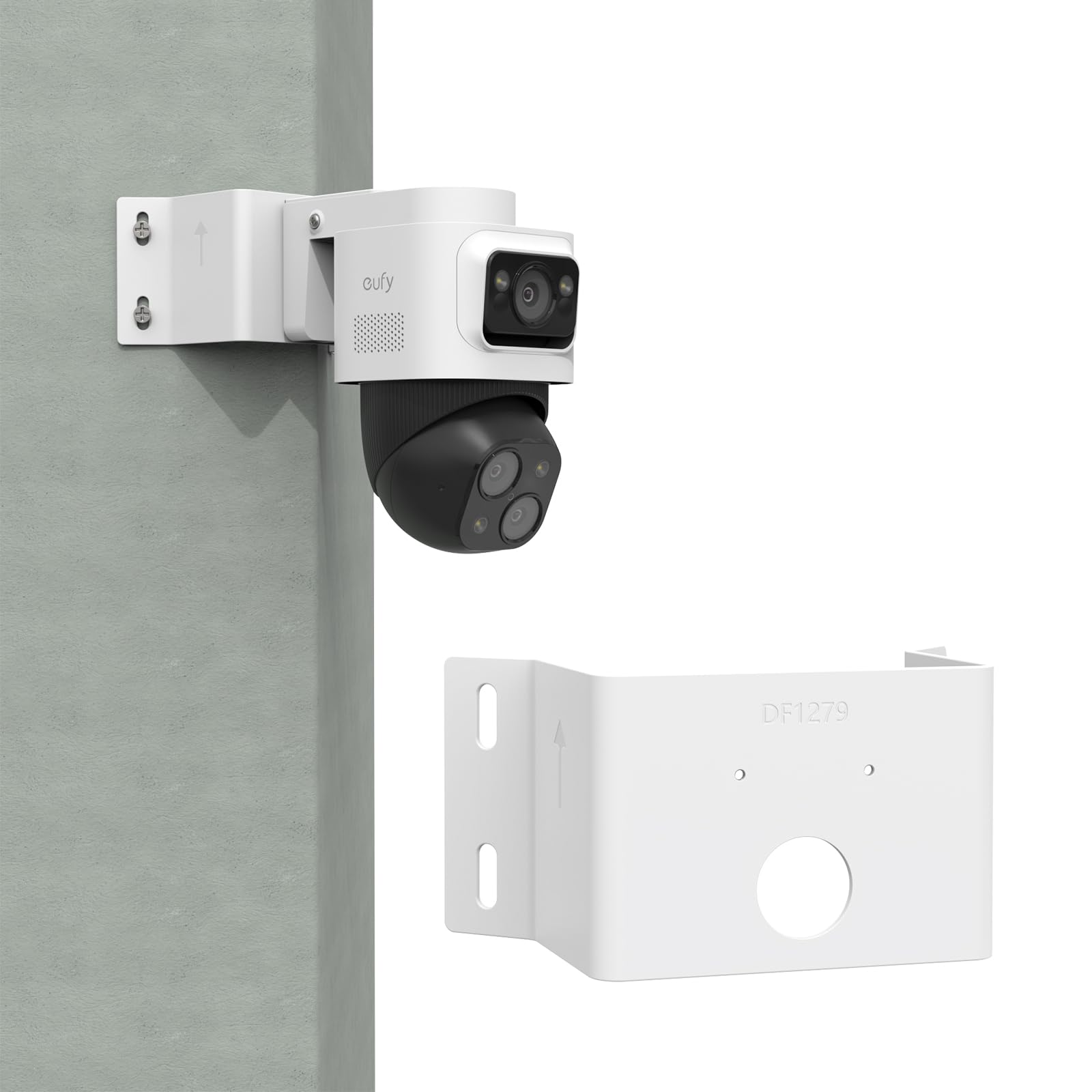 HOLACA Mount Compatible with eufy Security PoE NVR CCTV Camera Systems S4 Max and eufyCam S4 (Camera NOT Included), Surveillance Camera Mounting Bracket, 90°Corner Mount