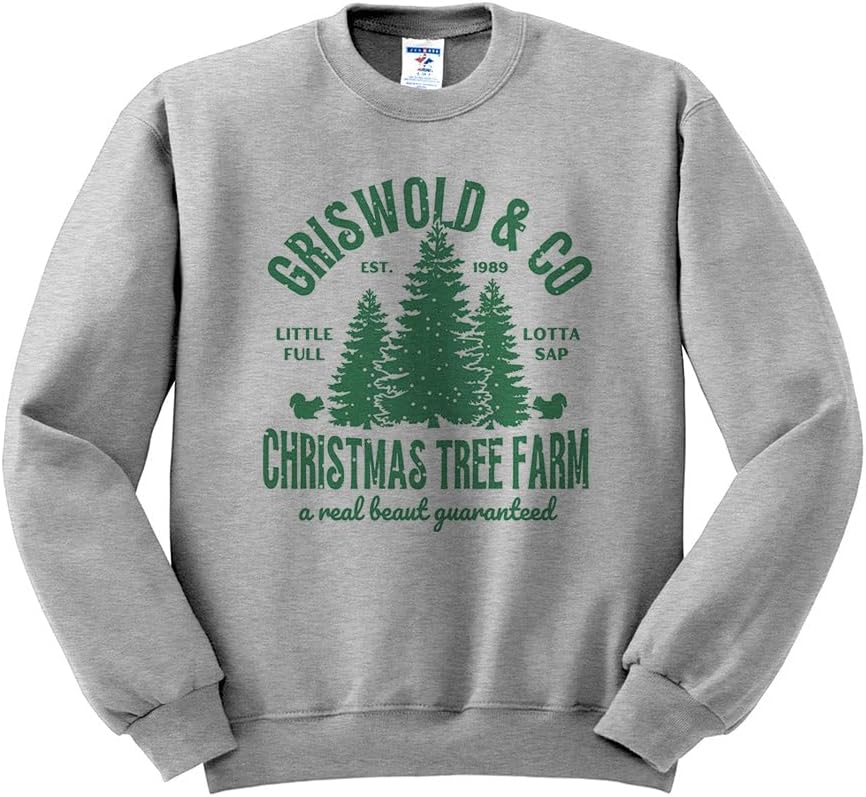 Griswold and Co Christmas Trees Sweatshirt Unisex