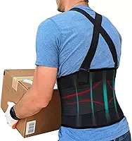 Cinto Lombar proteção coluna EPI corretor postural | Equipamento ideal para carregar cargas pesadas |DEPARTAMENT STORE (M)
