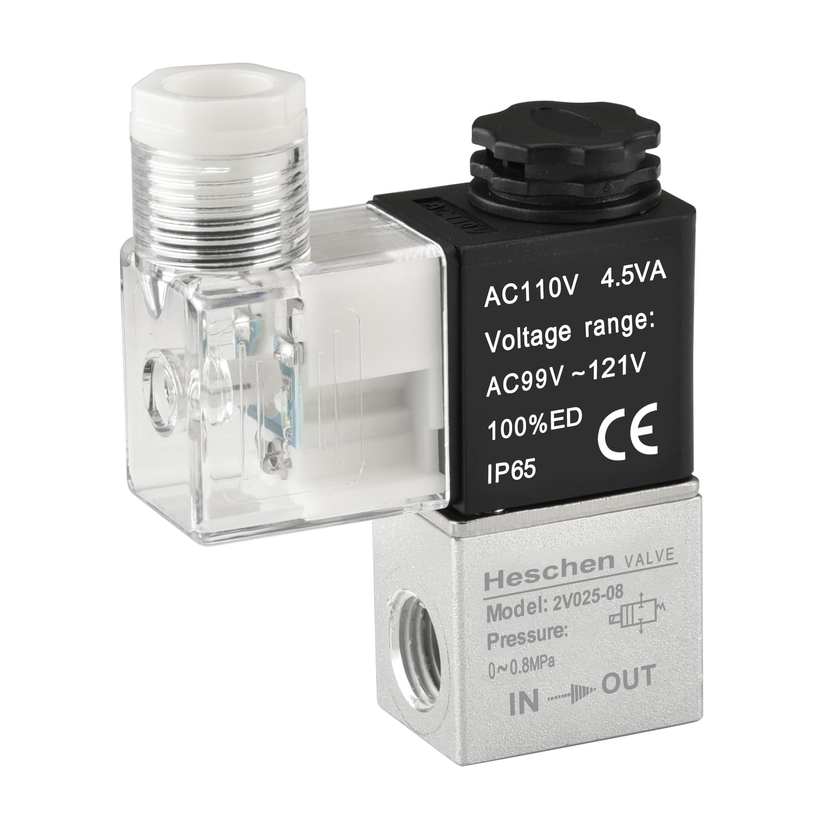 Électrovanne pneumatique 110V commande étanche et précise PT1/4