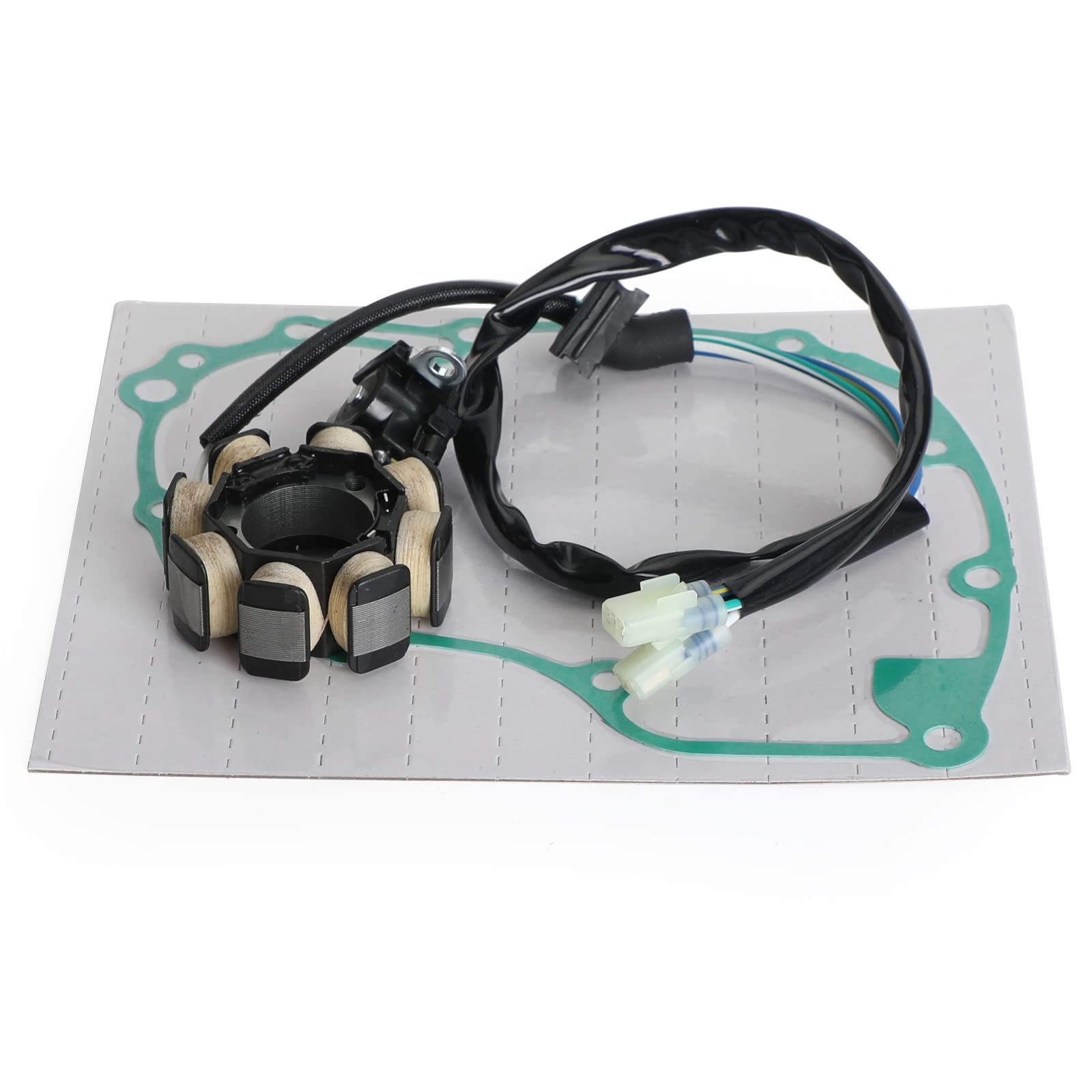 Topteng Bobina statorica del generatore Magneto con guarnizione fit per Honda CRF 450 R CRF450R 2005-2008, Assy statorica: 31120-MEN-730, 31120-MEN-731, 31120-MEN-A11