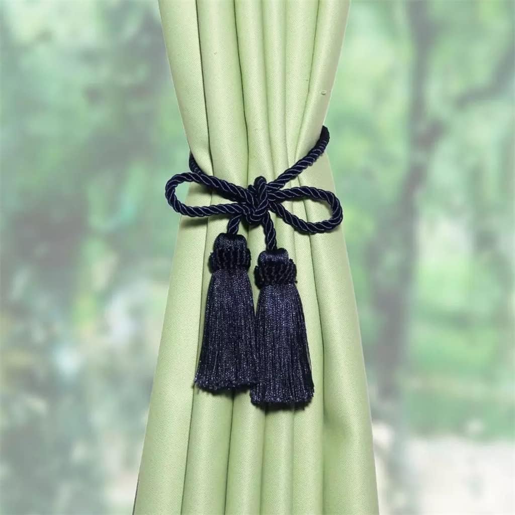 Embrasses de Rideaux, Glands de Rideaux, Accessoires de Sangle de Rideau à Pompons, Boucle de Support de Rideau, Corde Faite à la Main, Pompon, Bandage, décoration d'intérieur