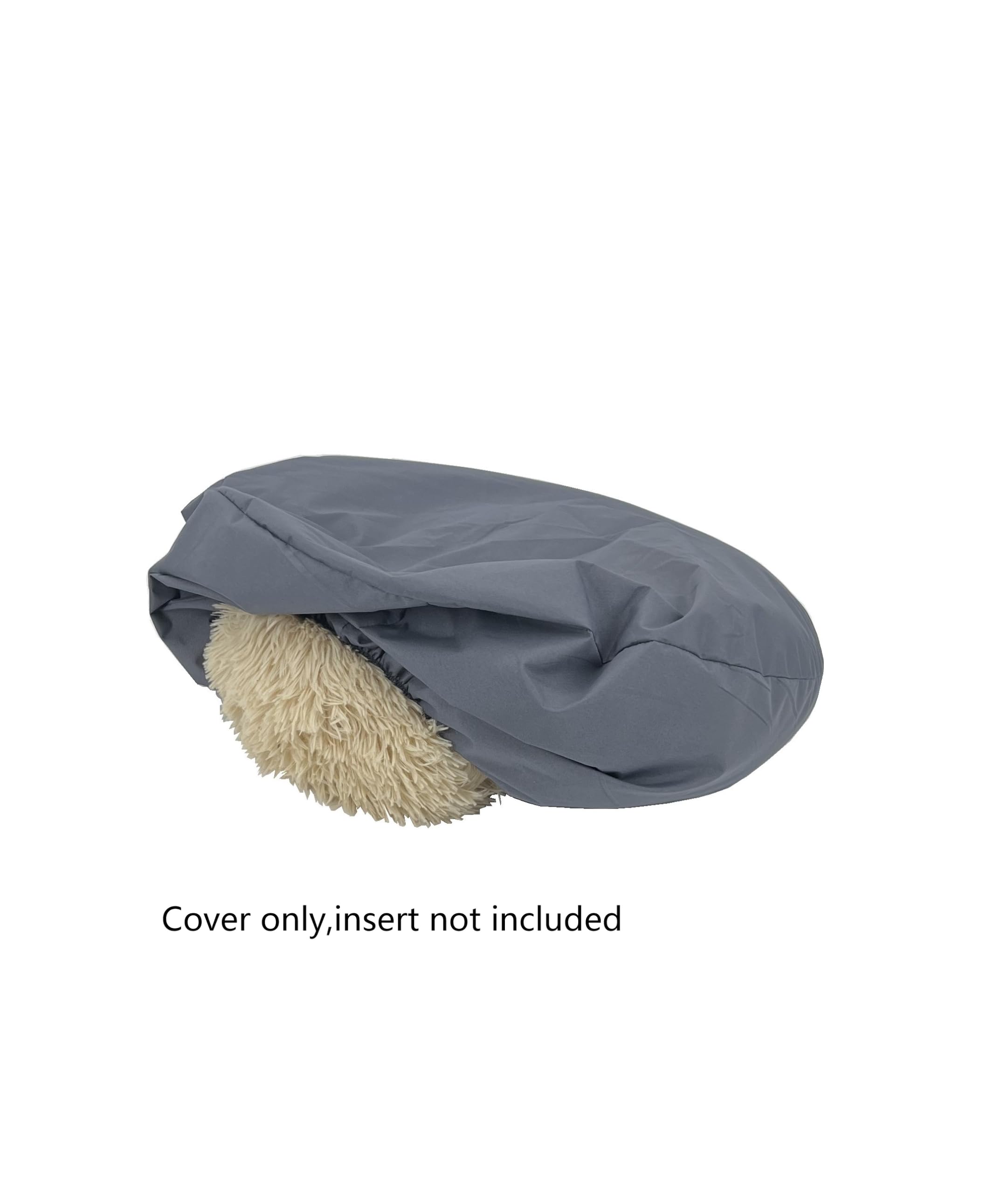 Waterproof Dog Bed Cover Replacement Round 39 Inch Grey