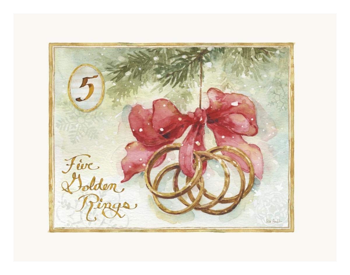 12 jours de Noël V – Art papier 26 x 20 po