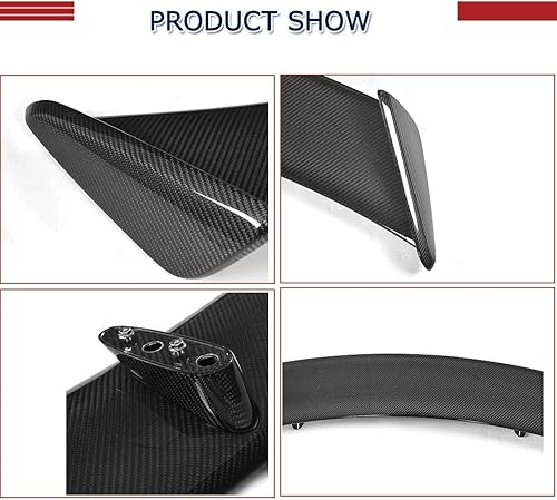 Miniatura 7 de Alerón trasero del tronco de fibra de carbono real para Jaguar F-Type Coupé 2014-2018 Tapa trasera del maletero Highkick Spoiler Wing Factory Outlet