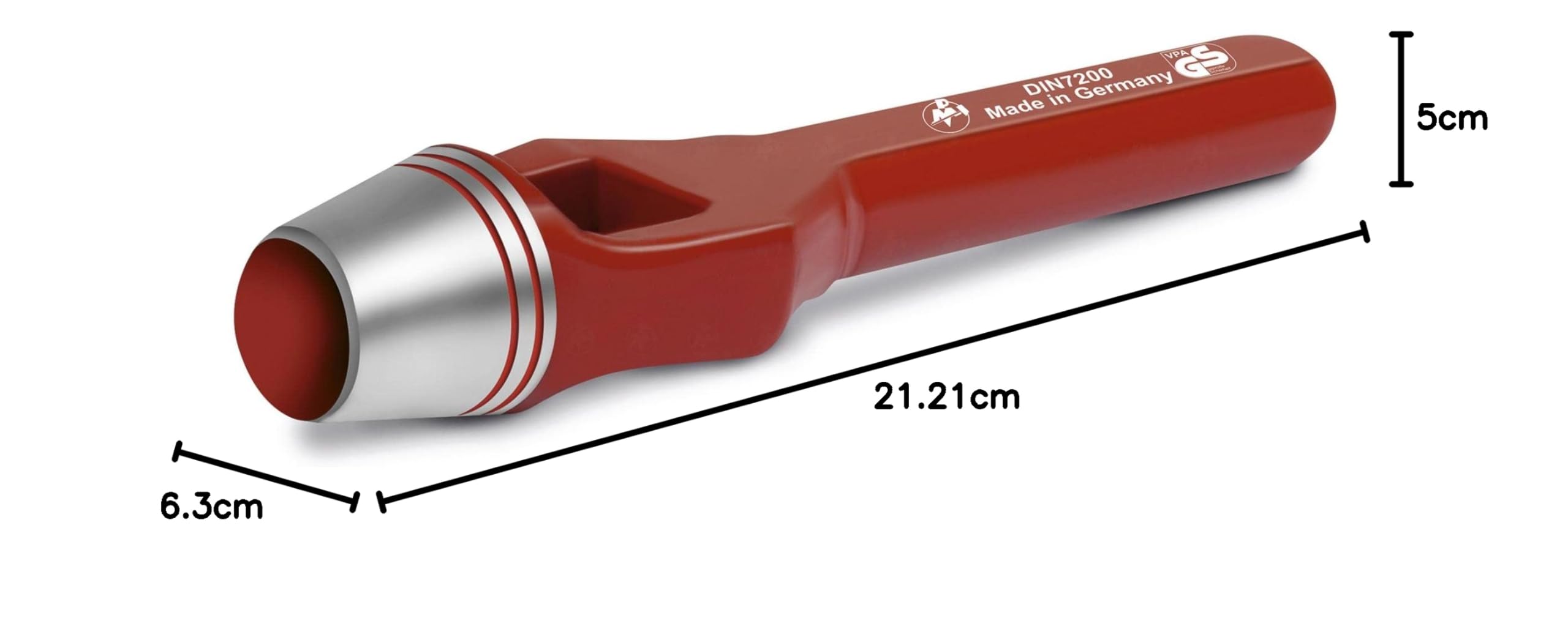 KAYSER GmbH Henkellocheisen Loch-D.38mm Form A DIN7200