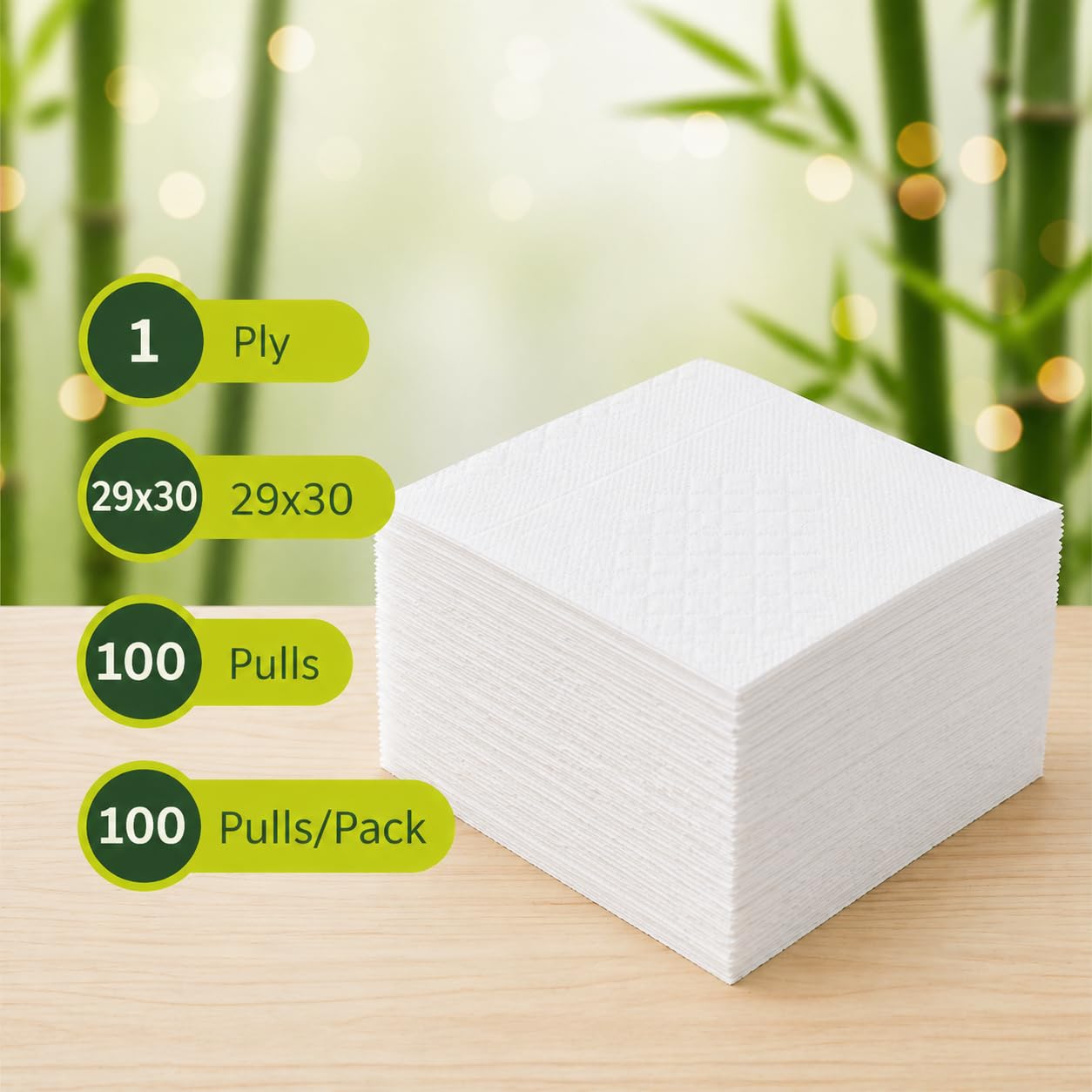 Soft Paper Napkins - 400 Sheets | Careswipe -2