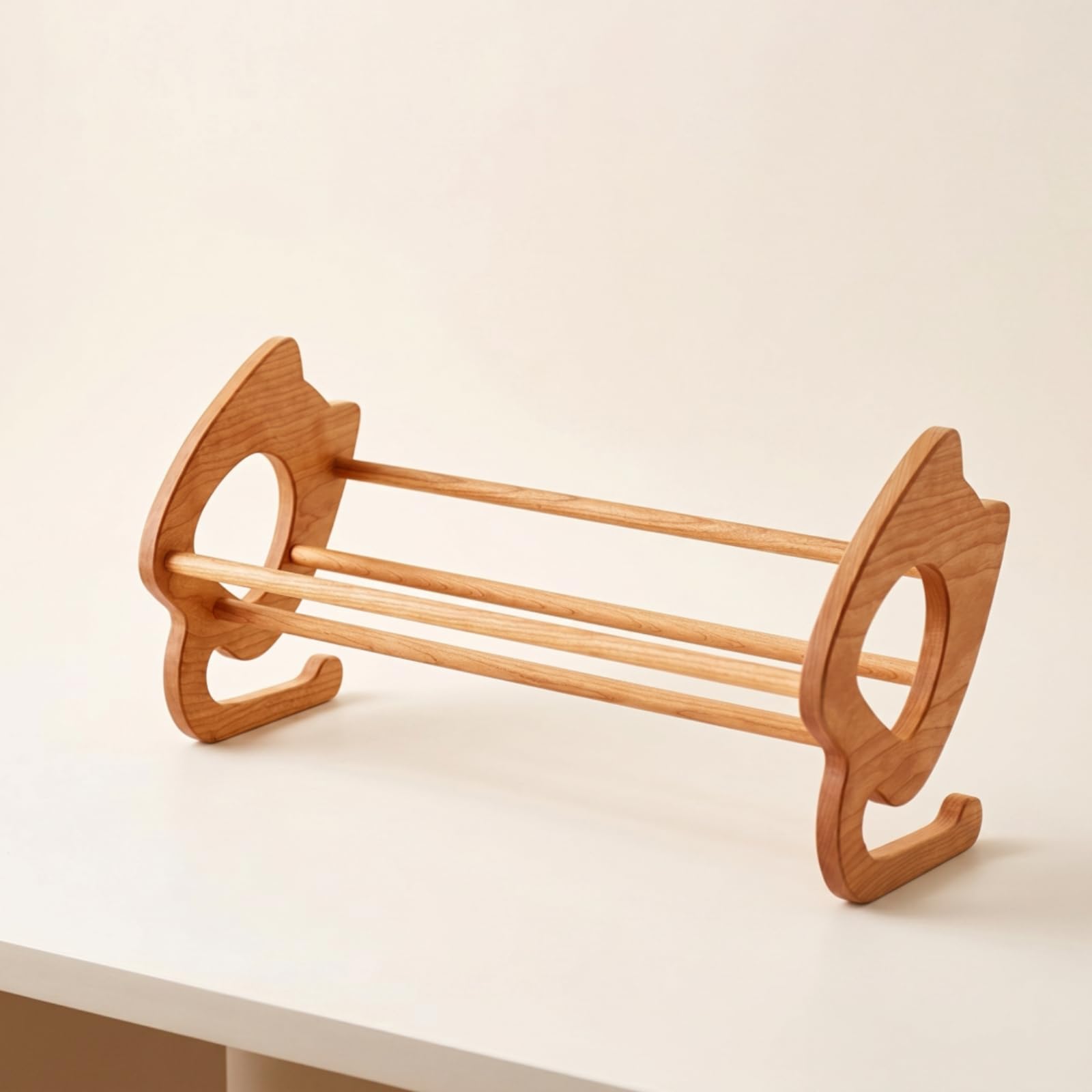 Legno Scaffale Tavolo Porta Libri Organizzatore Ufficio in Ciliegio con Inclinazione per Consultazione Rapida Adatto a Scrivania Studenti Studio, Noce Nero, Lungo