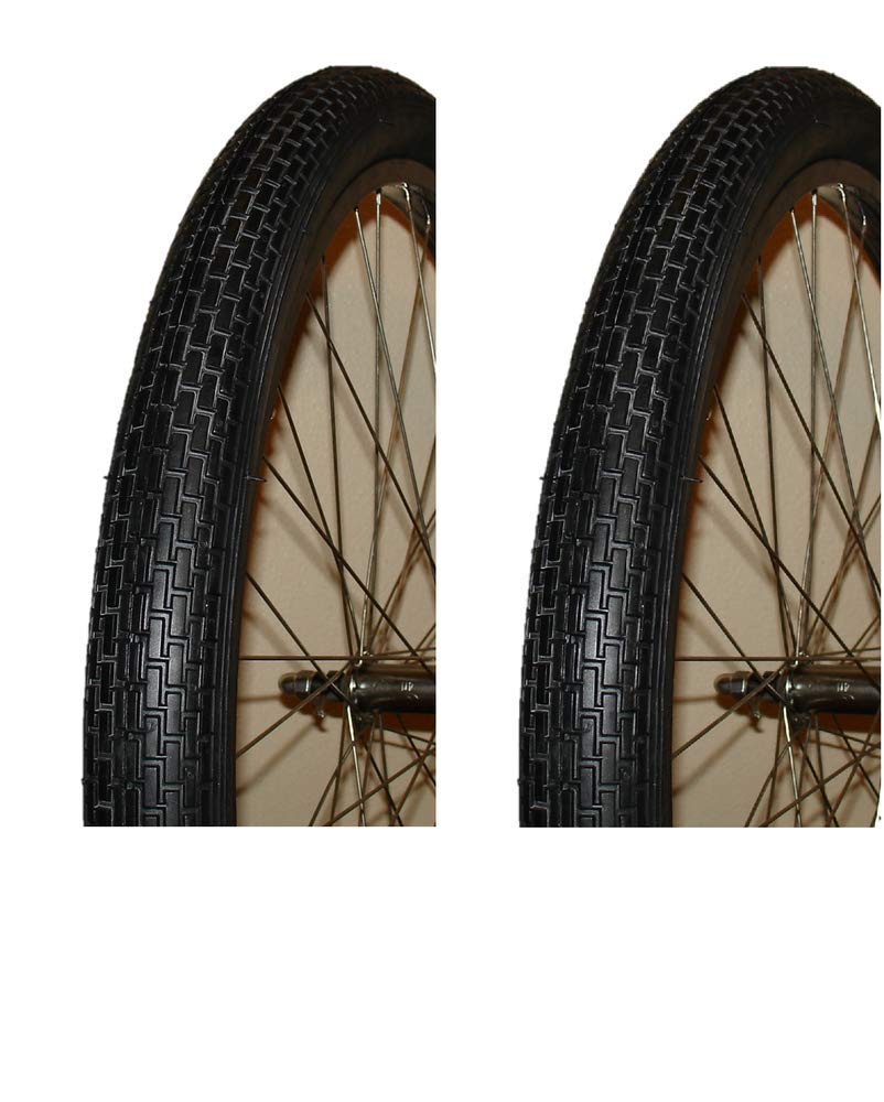 Imvera Pair (2) of Duro Brick 26 X 2.125 Bicycle Tire Cruiser Chopper Lowrider Vintage