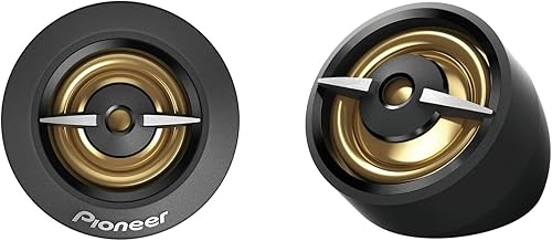 PIONEER TS-A301TW, altavoz de agudos componente de cúpula de 0.78 pulgadas, rango superior preciso, calidad de sonido clara, fácil instalación,