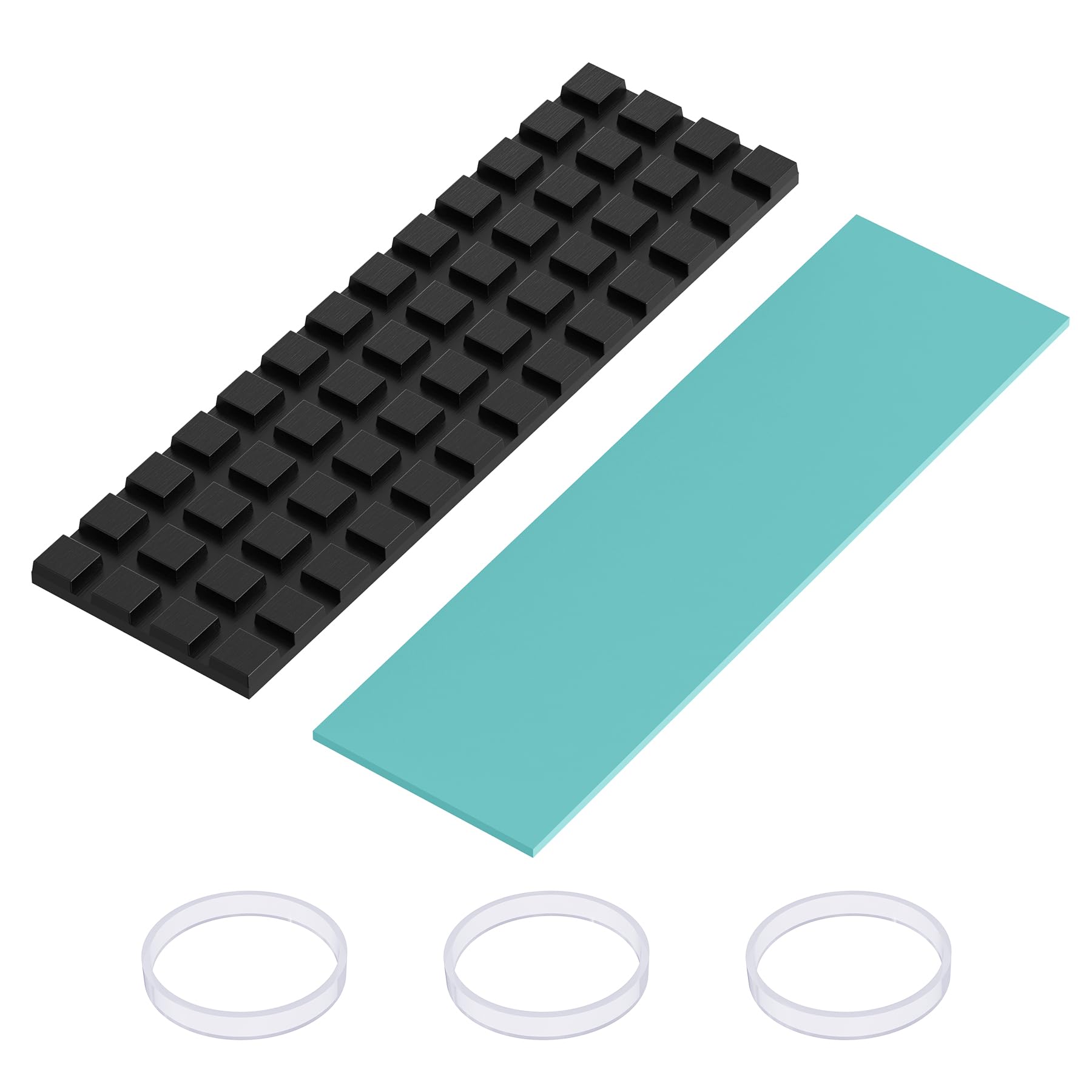 Disipador térmico de cobre de 20x70x4 mm para laptop y chips GPU 7