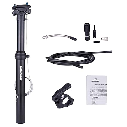 OFKLADE Dropper Seatpost MTB Road Bicycle Remote Seat Post 31.6/30.9mm External 31.6