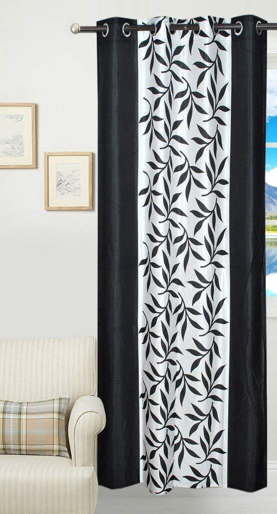 Soulful Creations Single Curtain for Room (Pack of 1) (BLK KLVRI, Window 5 FeeT) (B09796YZXQ) Amazon Price History, Amazon Price Tracker